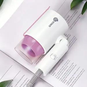 유닉스 드라이기 접이식 미니 드라이기 휴대용 전용파우치 연보라 UN-A1737N