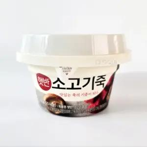 CJ 햇반 소고기죽 268g, 12개