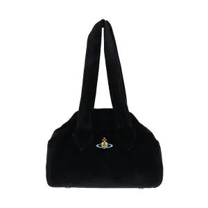 [비비안웨스트우드] 25FW 여성 아카이브 토트백 미디움 블랙 4702000CW W00ZL N401