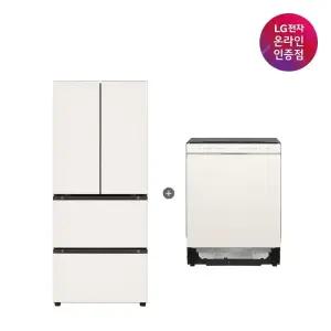 LG 디오스 오브제컬렉션 김치톡톡 + LG 디오스 식기세척기 (Z408MEEF23 + DUE5BGL1E)