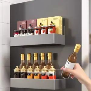 고급 자석선반/선반/부착형/자석/수납/냉장고/트레이/바스켓/벽걸이/보조/부착용/추천/도구/정리/냉장고옆