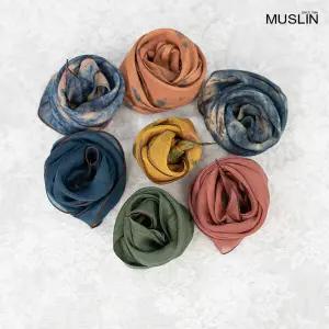 엄마옷 60대 여성 모슬린 천연연색 삼각 생활한복 스카프 515HJK311 중년여성/50대/70대/빅사이즈/할머니옷