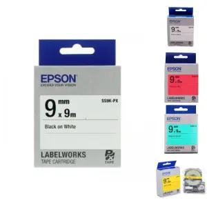 EPSON 라벨테이프 9mm SS9K 흰색 검정/앱손/라벨/프린터/라벨기/엡손/테이프/스티커/라벨지/라벨링/테잎