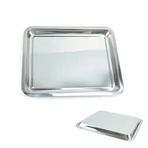 업소용 스텐 사각쟁반 1호/동아리/조리사/시험/조리/체험/가정용/쉐프/학교/쟁반/밧드/트레이/주방/대형