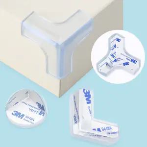 유아안전용품 가구 테이블 책상 식탁 코너 투명 모서리 보호대 가드 방지 쿠션 범퍼 3m T형 L형