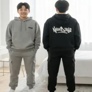 소이 주니어 봄가을옷 에어쿠션 후드티 조거바지 남여 데일리 상하복 26S0701+0702