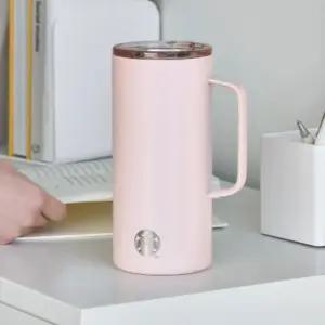 스타벅스 핑크 보온 텀블러 손잡이 여성 선물 503ml