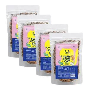 냠냠캣 플러스 500g X 4개 고양이 사료 샘플