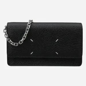 마르지엘라 6S SA3UI0008 P4455 T8013 스티치 체인 크로스백 블랙