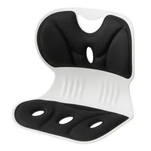 바른 자세 교정 의자 척추 교정 등받이 좌식 의자 블랙 J691