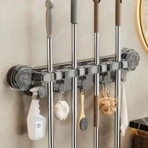 청소도구 걸이 벽행거 후크 욕실걸이 소품걸이 정리대/밀대/걸이/마대/청소/도구/정리/걸레/빗자루/벽