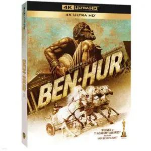 [Blu-ray] 벤허 (3Disc, 2 UHD + BD Bonus 4K UHD 초도한정 슬립케이스) : 블루레이 /1/7 14시 오픈! (벤허 )