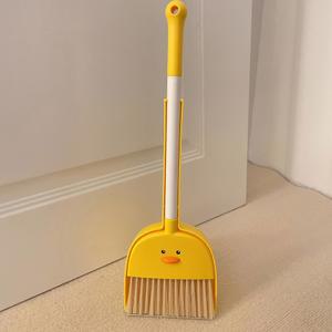 병아리 귀여운 미니 빗자루 세트 어린이 침실 기숙사 가정용 장난감 청소