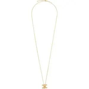 (당일) 25FW 셀린느 트리옹프 골드 여성 목걸이 461NO6BRA 35OR