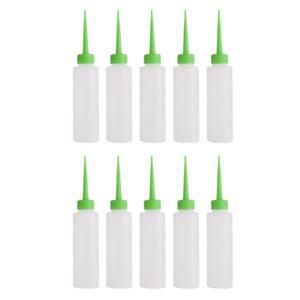 PVC기름통 200ml 10개세트 눌러쓰는 오일 소스 소분통