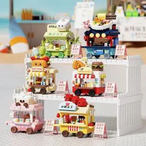 [퍼즐피플]나노블럭 미니 푸드트럭 II 6종 세트 2037조각(PCS)