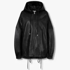 [STUDIO TOMBOY](대전신세계)후디 오버핏 신세틱 레더 점퍼 (9175361973CT)