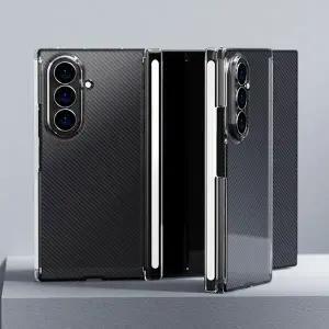 J2L 갤럭시Z 트라이폴드 글랫 퍼펙트 오토힌지 슬림 힌지커버 클리어 케이스