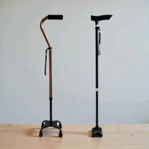 어르신 4발 지팡이 네발 사발 접지 할머니 할아버지 어른 노인 지팡이