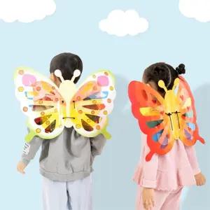 5인세트 어린이 유아 큰날개 그림자놀이 종이나비만들기 표현력 단체수업