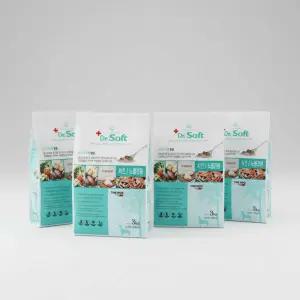 부드러운 소프트 강아지 사료 3kg 노령견 퍼피 겸용 개별포장