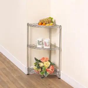 코너정리대 3단 메탈 국산/욕실선반/수납정리함/수납선반/화장실선반/욕실코너선반/코너선반/욕실정리선반