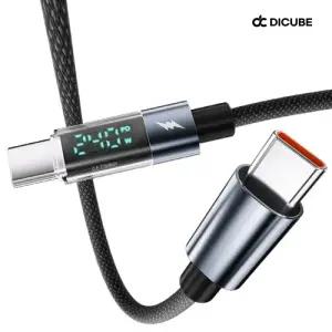 디큐브 LED 디스플레이 나일론 케이블 PD3.1 240W CtoC 초고속충전 1.2m