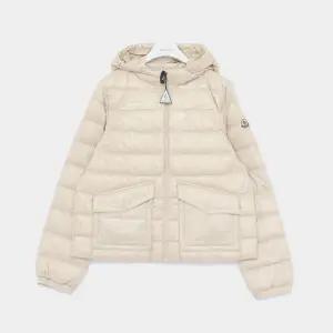 몽클레어키즈 26SS 엘라 패치로고 후드 패딩 여아 자켓 1A00022 597Z8 20N ELA/6A