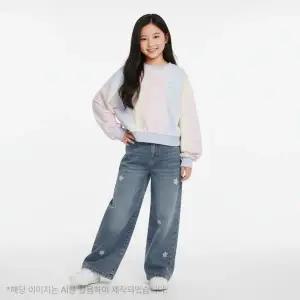 [롯데백화점]신디키즈 스타 발염 와이드 데님 CITJ26101