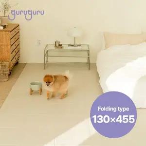 [구루구루] 슬림핏 펫 매트 폴딩형 130x455 강아지 고양이 미끄럼방지 슬개골보호 거실 복도