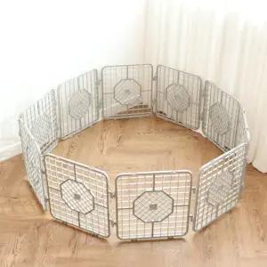 (중형)(그레이)(10p) 애완동물 울타리/애견/아기/펫도어/반려견/펜스/애완견/고양이/반려/동물/강아지/막이