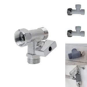 황동T아답터 수도 부속품 배관 다용도 T아댑터 연결/부품/수도연결/티밸브/수전용품/수전연결/배관연결/