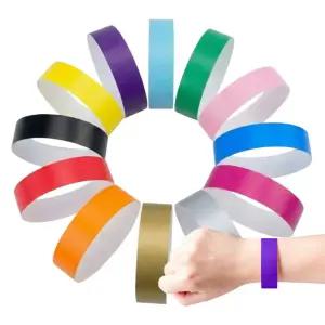 일회용 입장권 팔찌 티켓 이벤트 방수 종이팔찌 100개