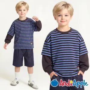 [앤디애플] 넘버원스트라이프레이어드티셔츠