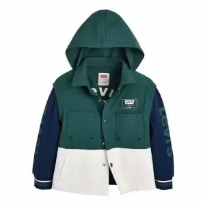 [롯데백화점]리바이스키즈 칼라블록후드셔츠자켓 V241JK399P