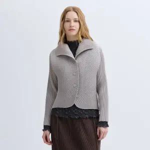 [롯데백화점]플리츠미 프론트 사선 카라 자켓_PPJKS026015