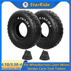 4.10/3.50-4 410/350-4 4.10-4 창고용 카트 스쿠터 휠 핸드 트럭 잔디 깎이 돌리 손수레용 타이어 및 이너
