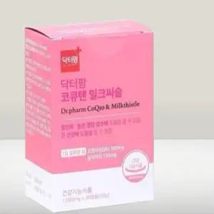 닥터팜 코큐텐 밀크씨슬 1000mg X 30캡슐 영양제(총2통) 총 60일분