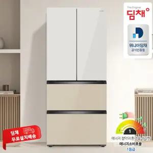 위니아 딤채 스탠드 김치냉장고 1등급 467L 4도어 JDQ48IRLIEO