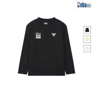[NBA KIDS](마산점)블랙 팀 어센틱 로고 긴소매 티셔츠 K261TS020P_BK(19)