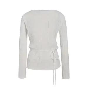 [JJ지고트](센텀시티점)플리츠 벨티드 반네크 블라우스 GS4N0BL451