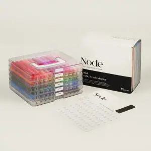 쉴드 노드 대용량 아티스트 아크릴 브러시 마커 72색 세트 (80001)