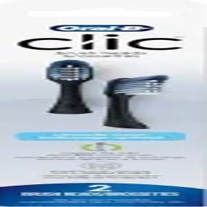 Oral B 클릭 칫솔 얼티밋 클린 교체용 칫솔모  블랙 2개입