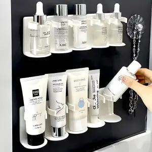 욕실 튜브 정리 미니선반 5구 수납 선반 드라이기 화장품 홀더 샤워 기 거치 세면대 함