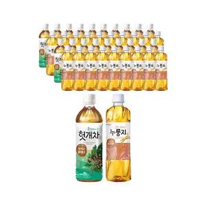 웅진 헛개차 500ml, 20개 + 누룽지차 500ml, 20개