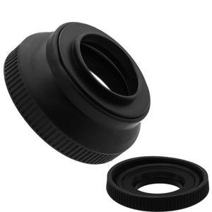 완벽호환 40.5 46 52 77mm 접이식 고무 줄 렌즈 후드 캐논 호환 니콘 DSLR 카메라용