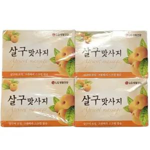 살구씨 오일 크랜베리 스럽 매끈한 비누 100g 4입세수 세안도구 세안바 클렌징 업소 업소용 핸드솝 세숫