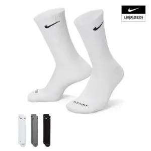 백화점 나이키 에브리데이 플러스 쿠션 트레이닝 크루 삭스3켤레 SX6888964