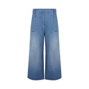 [크로커다일레이디]크로커다일레이디 8부 와이드핏 데님_CLEMDP202