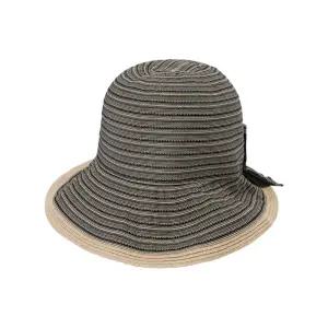 [크로커다일레이디]크로커다일레이디 라탄 스트라이프 오픈햇_CLEMH1107